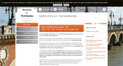 Desktop Screenshot of conseil-patrimoine-bordeaux.com